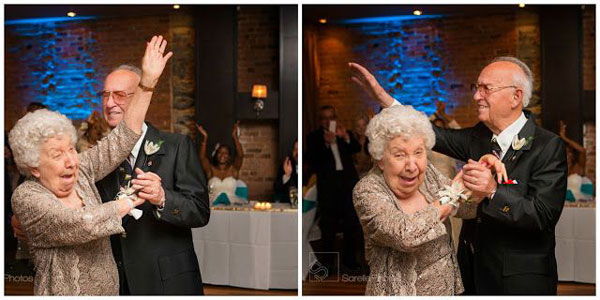 older couple dancing